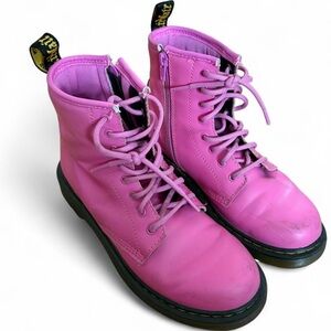 Dr. Martens Pink Combat Boots